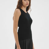 Merino Singlet Black