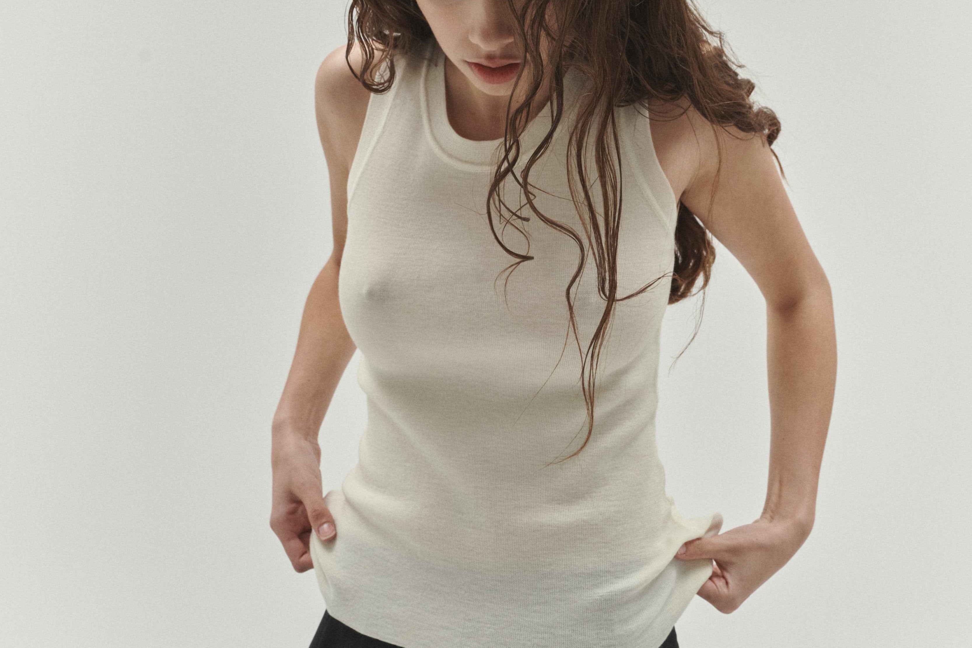 Merino Singlet Cream