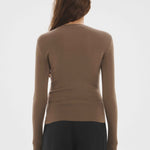 Merino Thumbhole Crewneck Putty