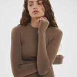 Merino Thumbhole Crewneck Putty