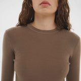 Merino Thumbhole Crewneck Putty