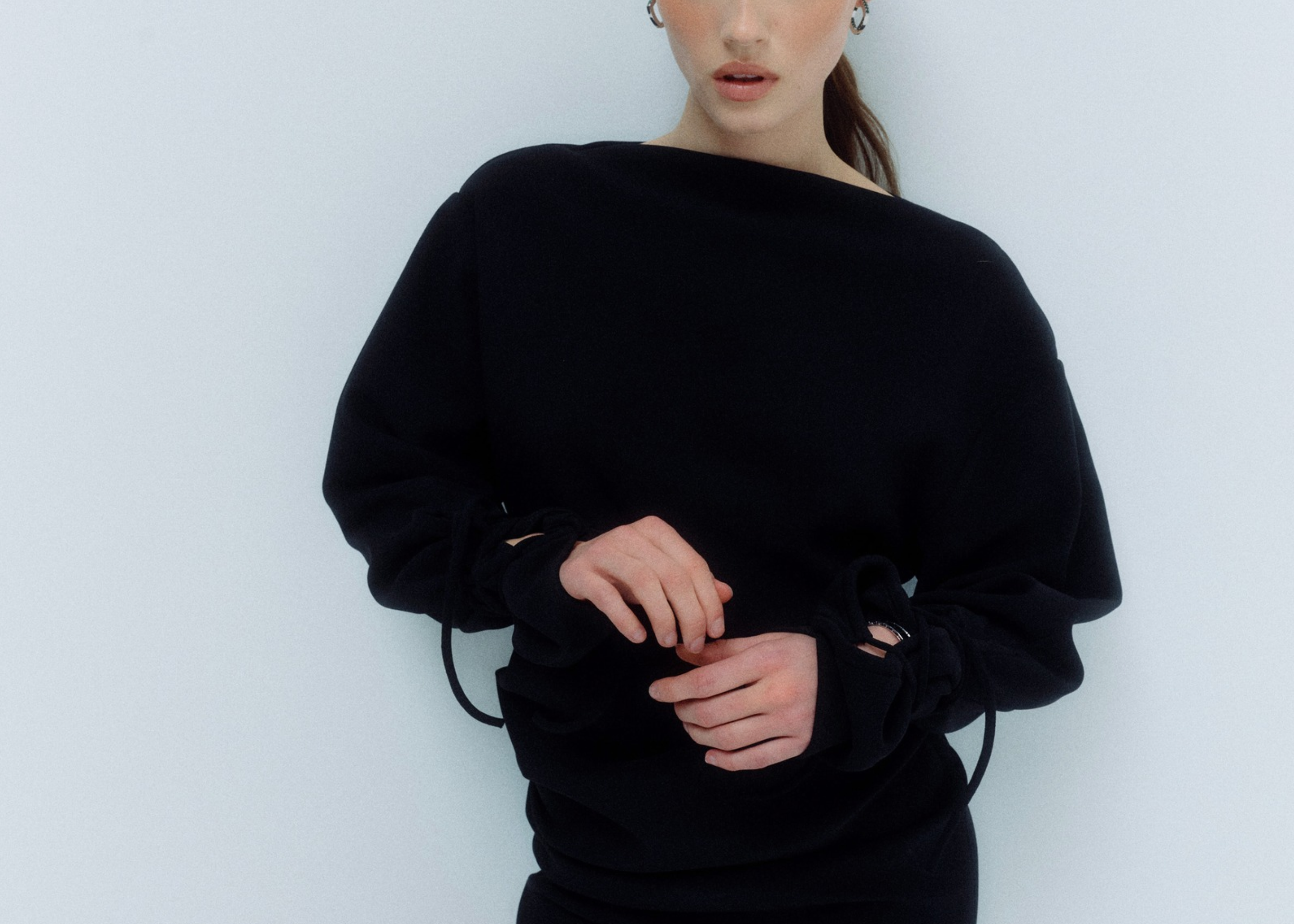 Sener Besim Long Sleeve Dress