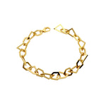 irregular detailed bracelet by sener besim