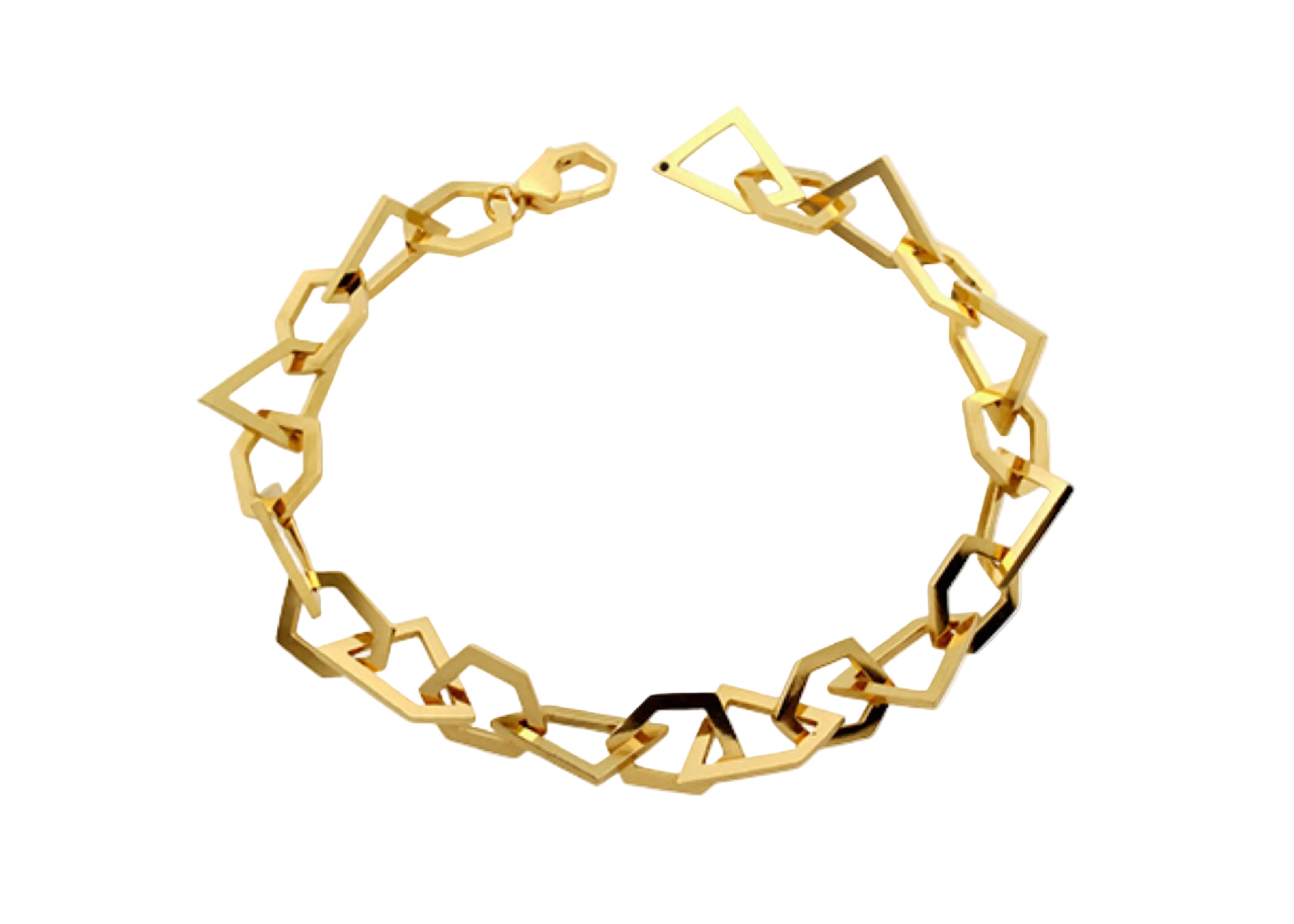 irregular detailed bracelet by sener besim