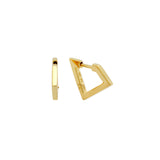 Şener Besim Mosaic Huggies in 14ct gold plating — Mosaic Series