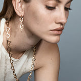 Mosaic Necklace in Gold by Sener Besim