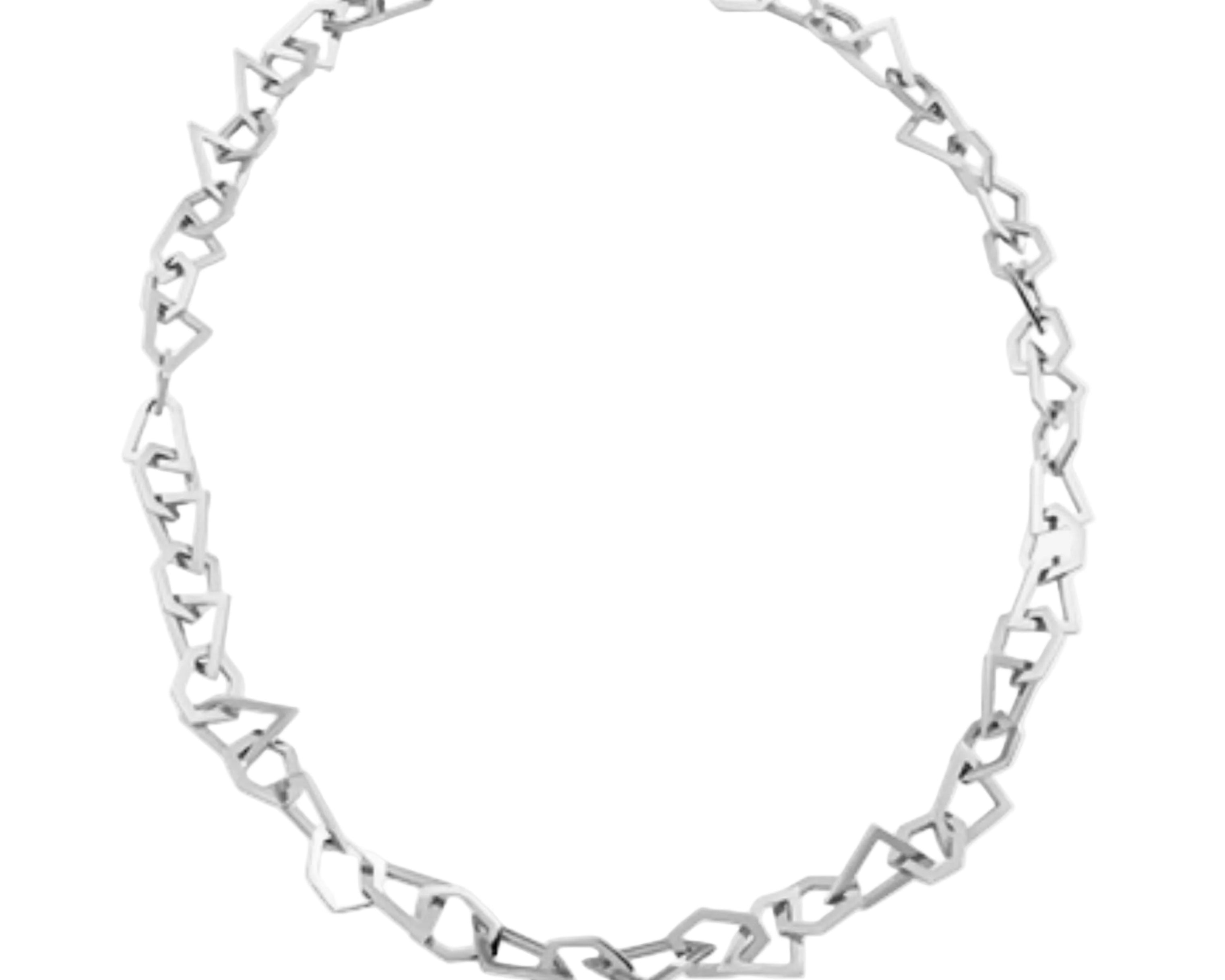 Mosaic Necklace in Silver by sener besim