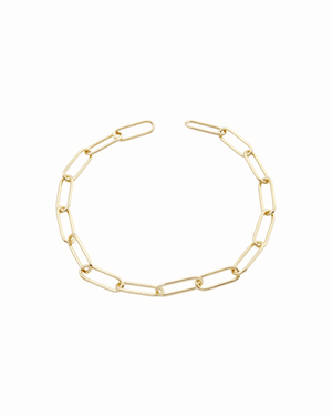 Şener Besim Paperclip Bracelet detail gif Buildable Collection Charm Building