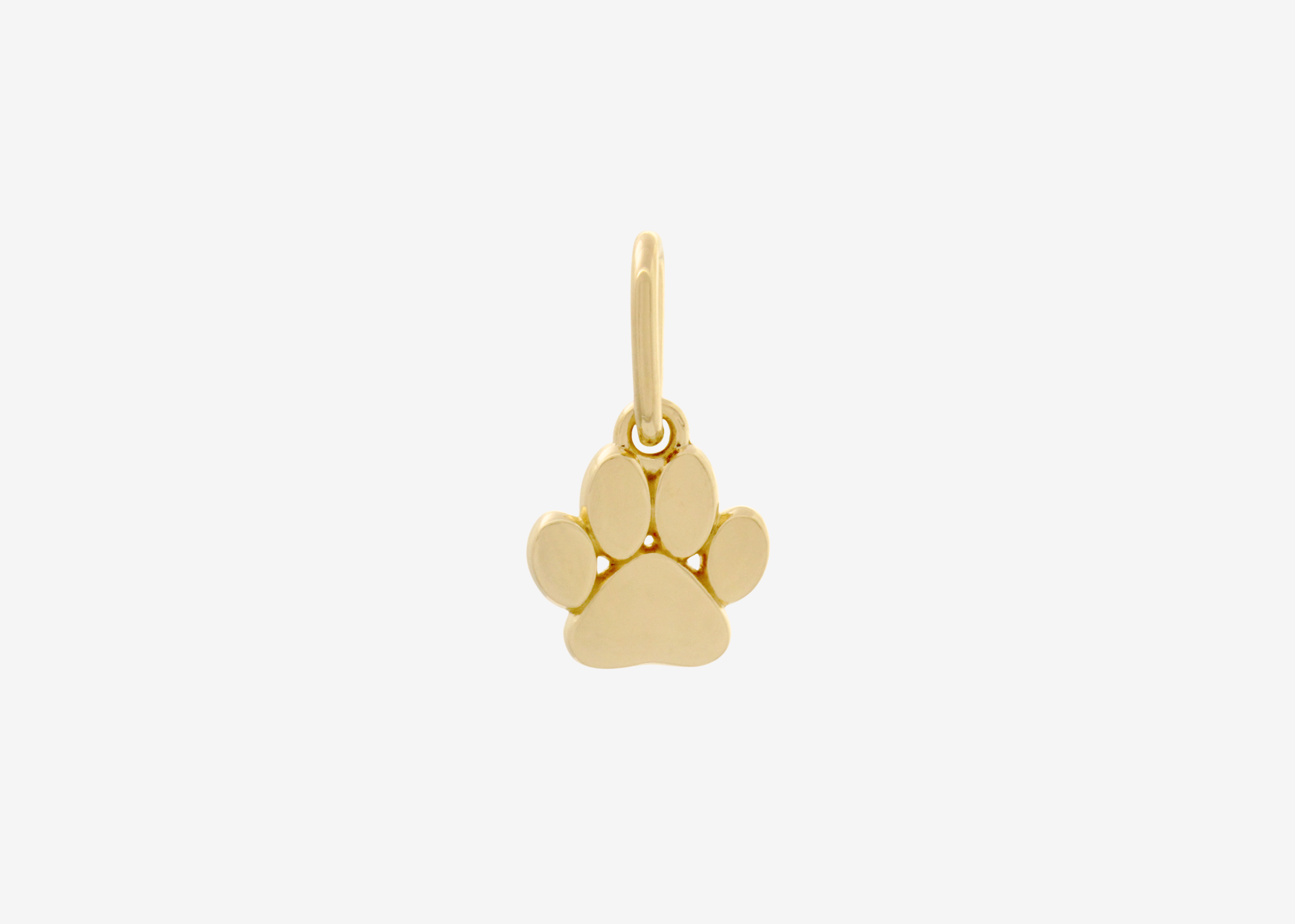 Şener Besim Paw Print Charm in 14ct gold plating — Buildable Collection