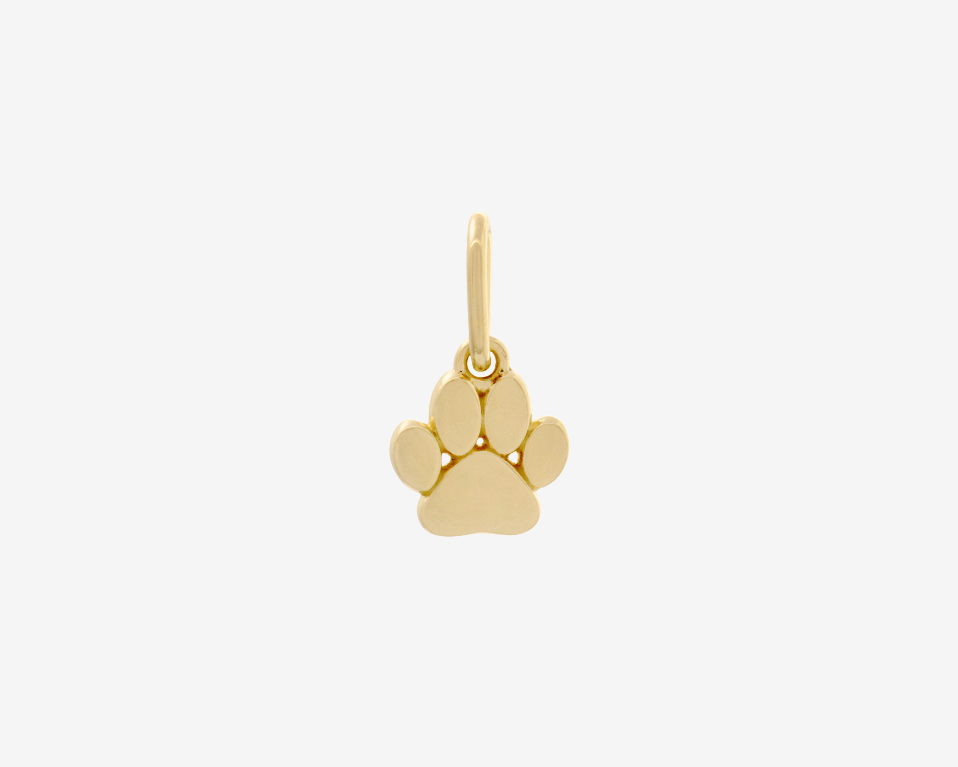 Şener Besim Paw Print Charm in 14ct gold plating — Buildable Collection