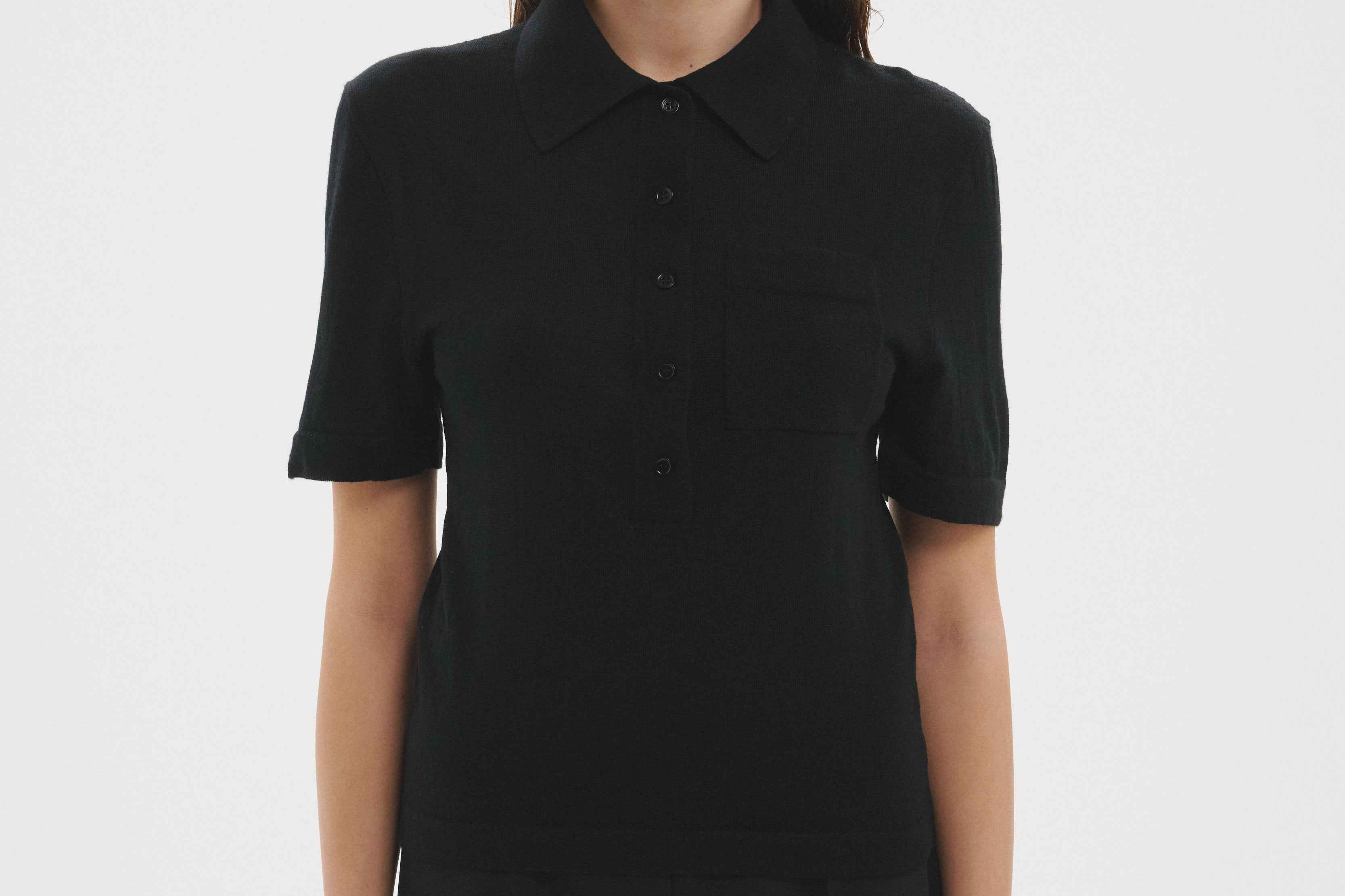 Short Sleeve Polo Black