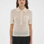 Short Sleeve Polo Cream