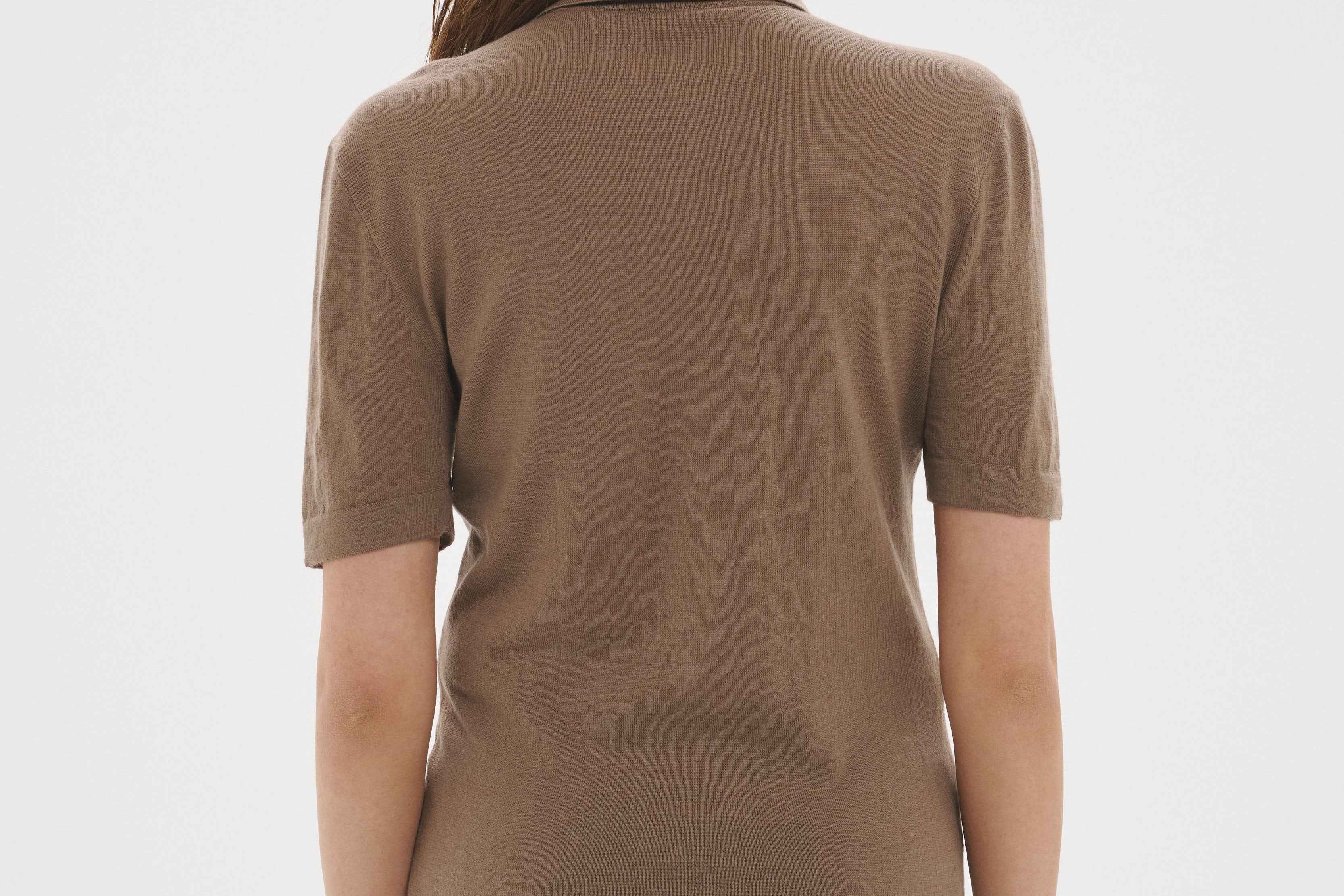 Short Sleeve Polo Putty