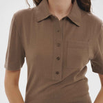 Short Sleeve Polo Putty
