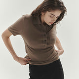 Short Sleeve Polo Putty