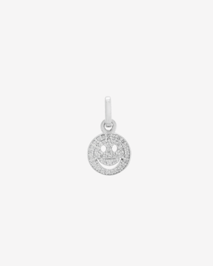 Smiley Face Charm Silver