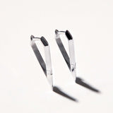 Spear Earrings - Silver