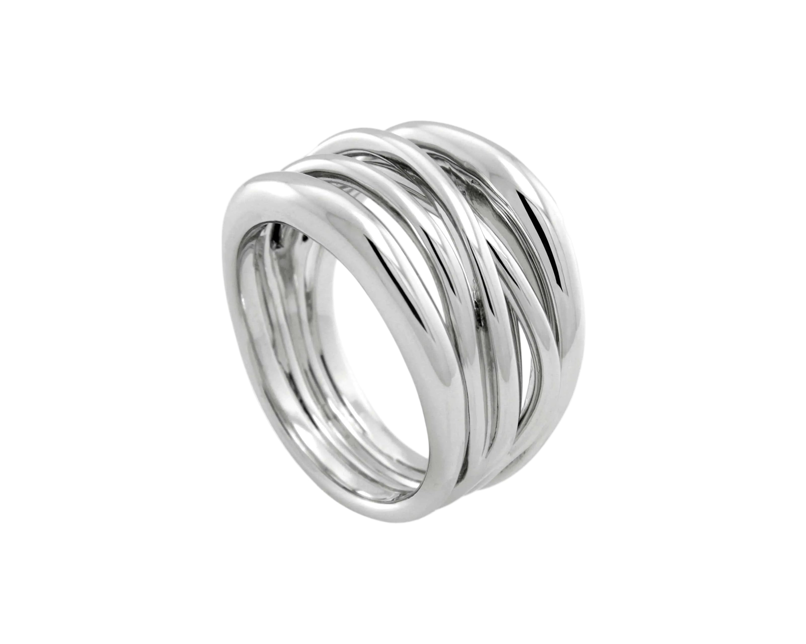 Sener Besim statement ring sterling silver
