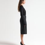 Tailored Shorts in Black - Side View