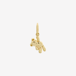 Şener Besim Teddy Bear Charm with Movable Arms in 14ct gold plating — Buildable Collection