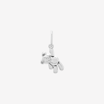 Şener Besim Teddy Bear Charm with Movable Arms in rhodium plating — Buildable Collection