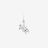 Şener Besim Teddy Bear Charm with Movable Arms in rhodium plating — Buildable Collection