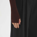 Thumbhole Crewneck Chocolate