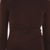 Thumbhole Crewneck Chocolate