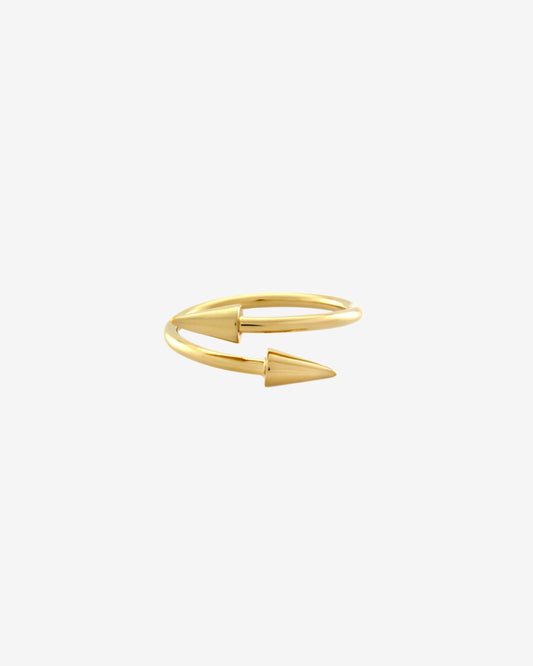 Two Point Ring - Gold