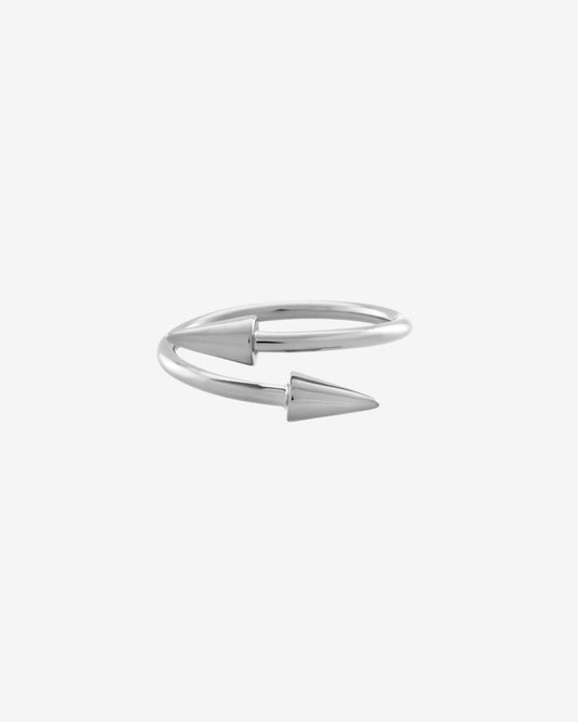 Two Point Ring - Silver