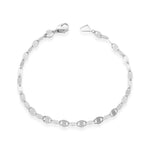 Şener Besim Link Bracelet with Clasp — Sterling Silver
