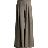 Wide leg check pant flat lay — Şener Besim