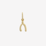 Şener Besim Wishbone Charm in 14ct gold plating — Buildable Collection
