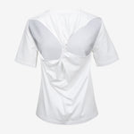 sener besim cut out twist back detailed tshirt