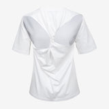 sener besim cut out twist back detailed tshirt