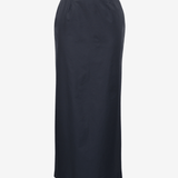 sener besim long pencil skirt with zip down the back in black