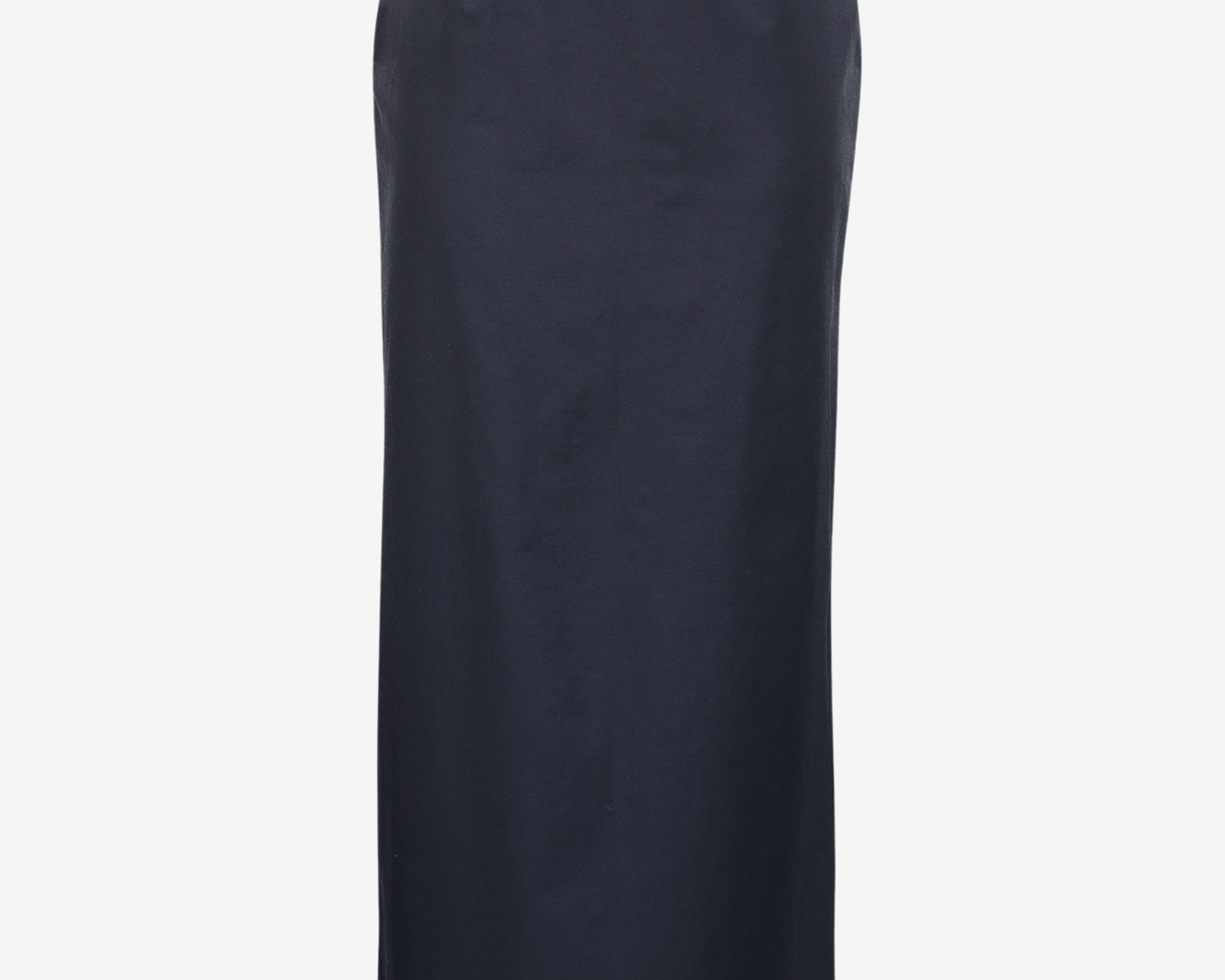 sener besim long pencil skirt with zip down the back in black
