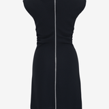 sener besim mini dress with zip up back on white background