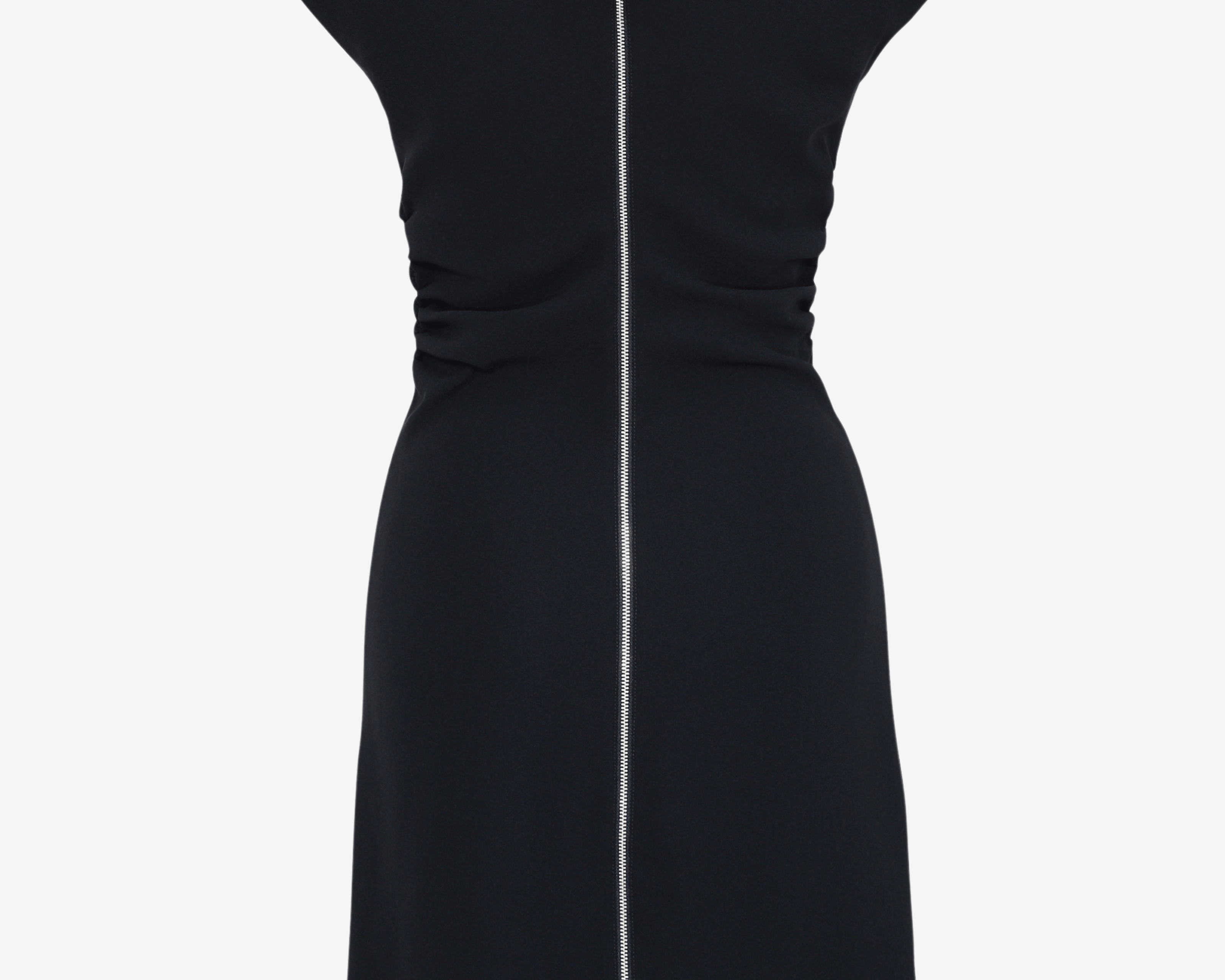 sener besim mini dress with zip up back on white background
