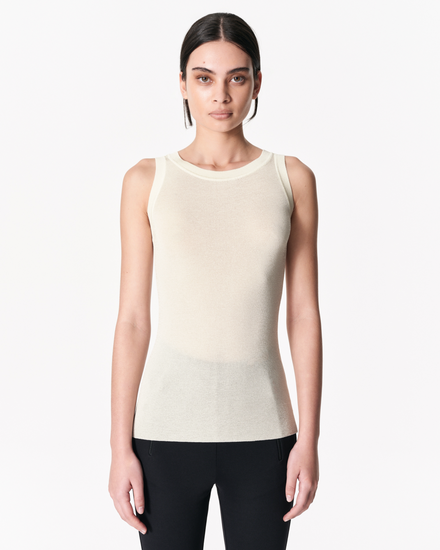 sener besim - the tank - ecru - knitwear - shop online