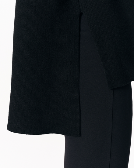 sener besim - the heavy crewneck - black - knitwear - shop online