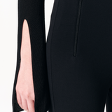 sener besim - cropped cardigan - black - knitwear - shop online