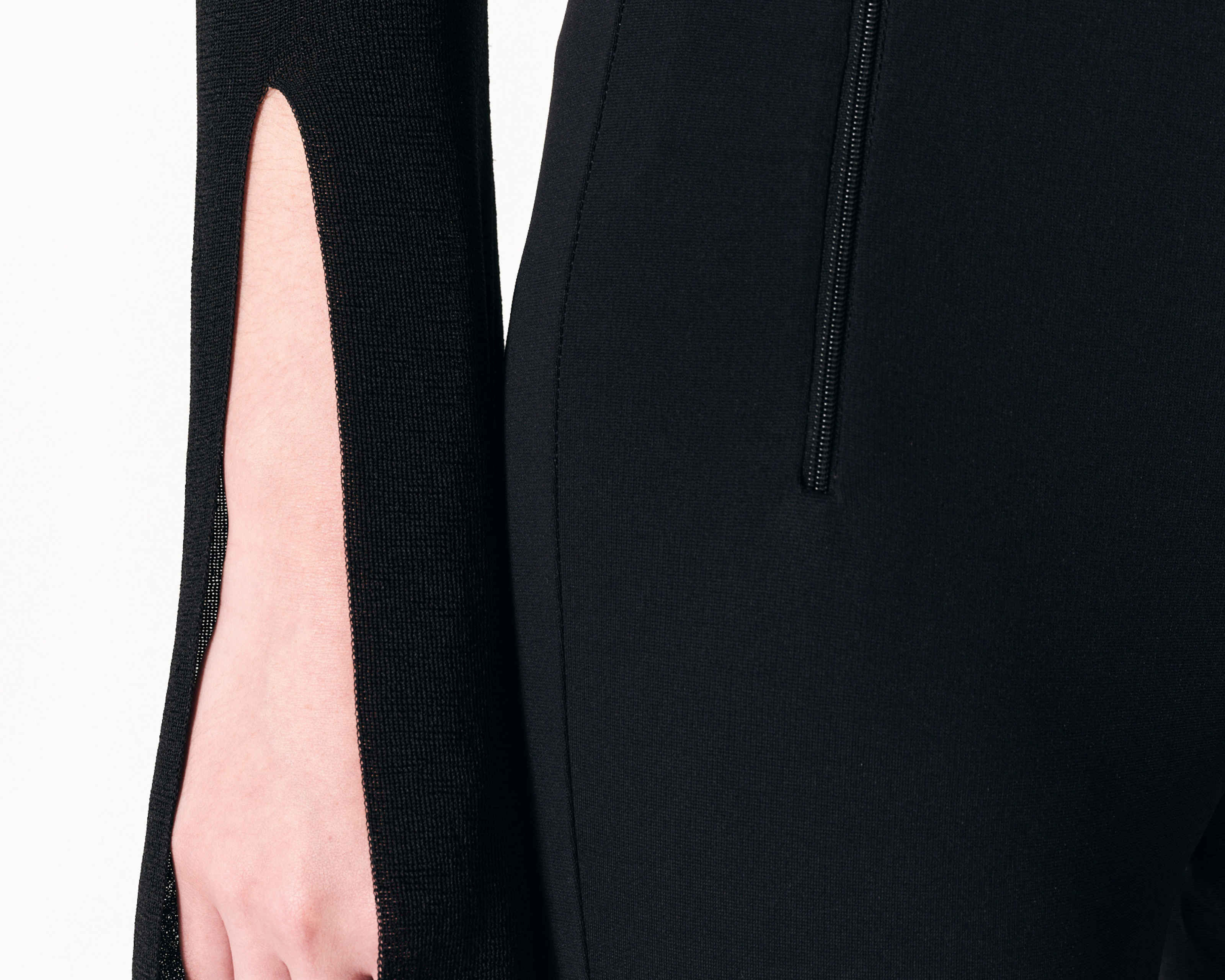 sener besim - cropped cardigan - black - knitwear - shop online