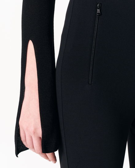 sener besim - cropped cardigan - black - knitwear - shop online