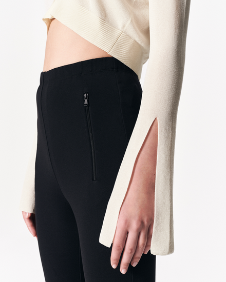 sener besim - the cropped cardigan - ecru - knitwear - shop online