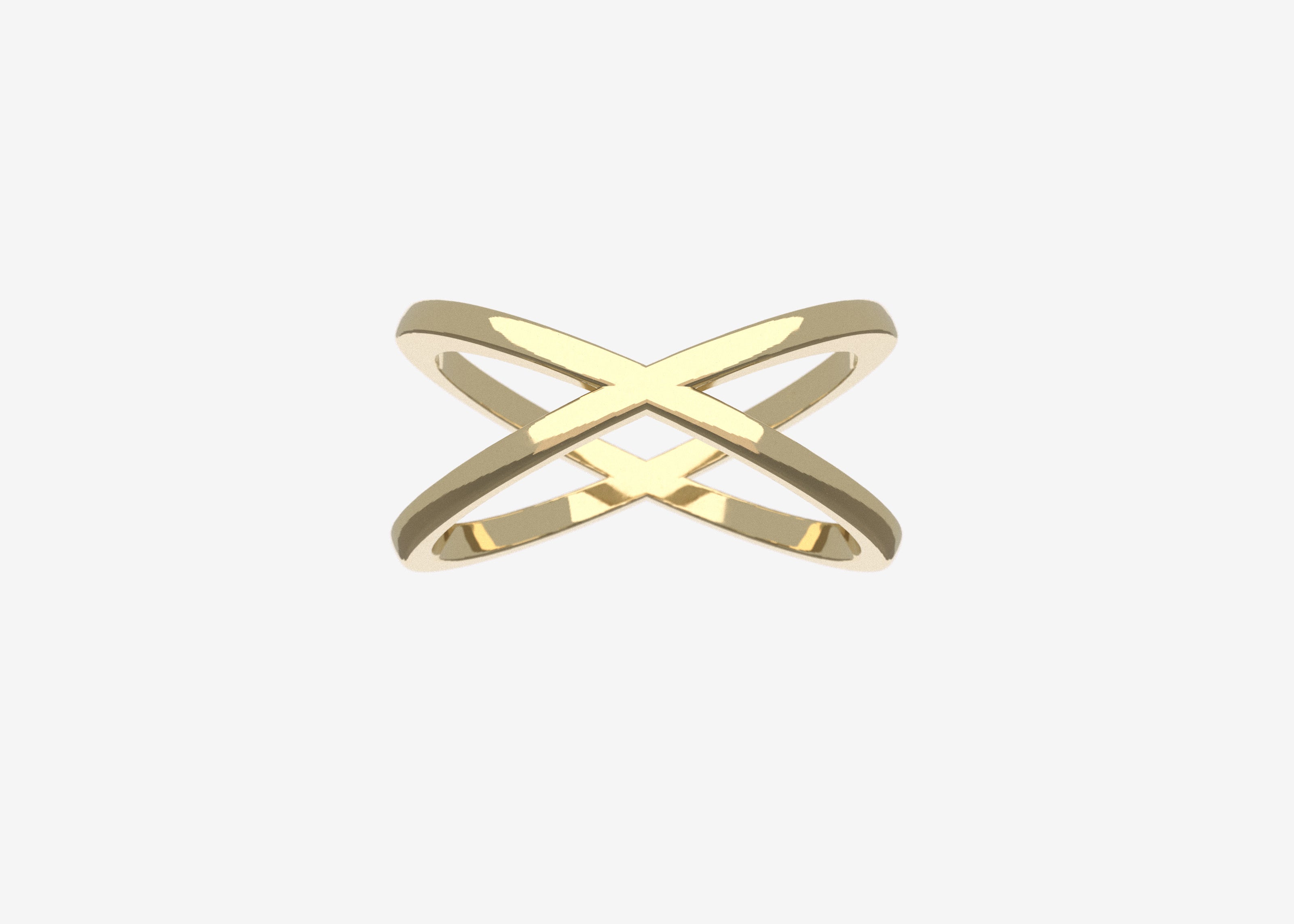 SOLID-YELLOW-GOLD-CROSS-RING-SENER-BESIM