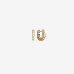 SOLID-YELLOW-GOLD-DIAMOND-HUGGIE-EARRING-SENER-BESIM