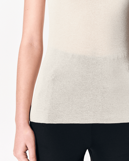 sener besim - the tank - ecru - knitwear - shop online