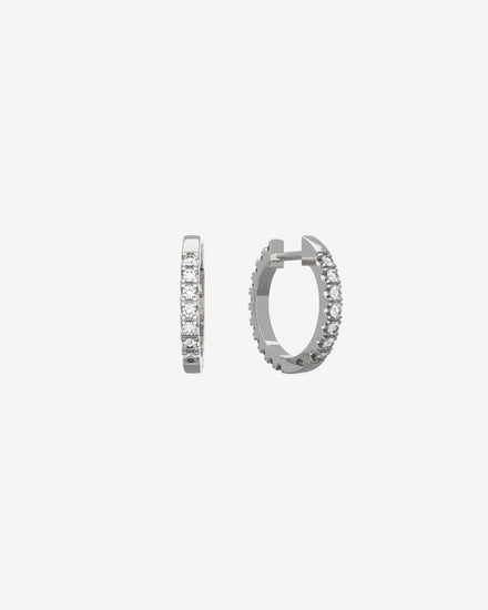 SOLID-WHITE-GOLD-DIAMOND-HOOP-EARRING-SENER-BESIM