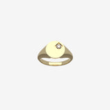 SOLID-YELLOW-GOLD-DIAMOND-SIGNET-RING-SENER-BESIM